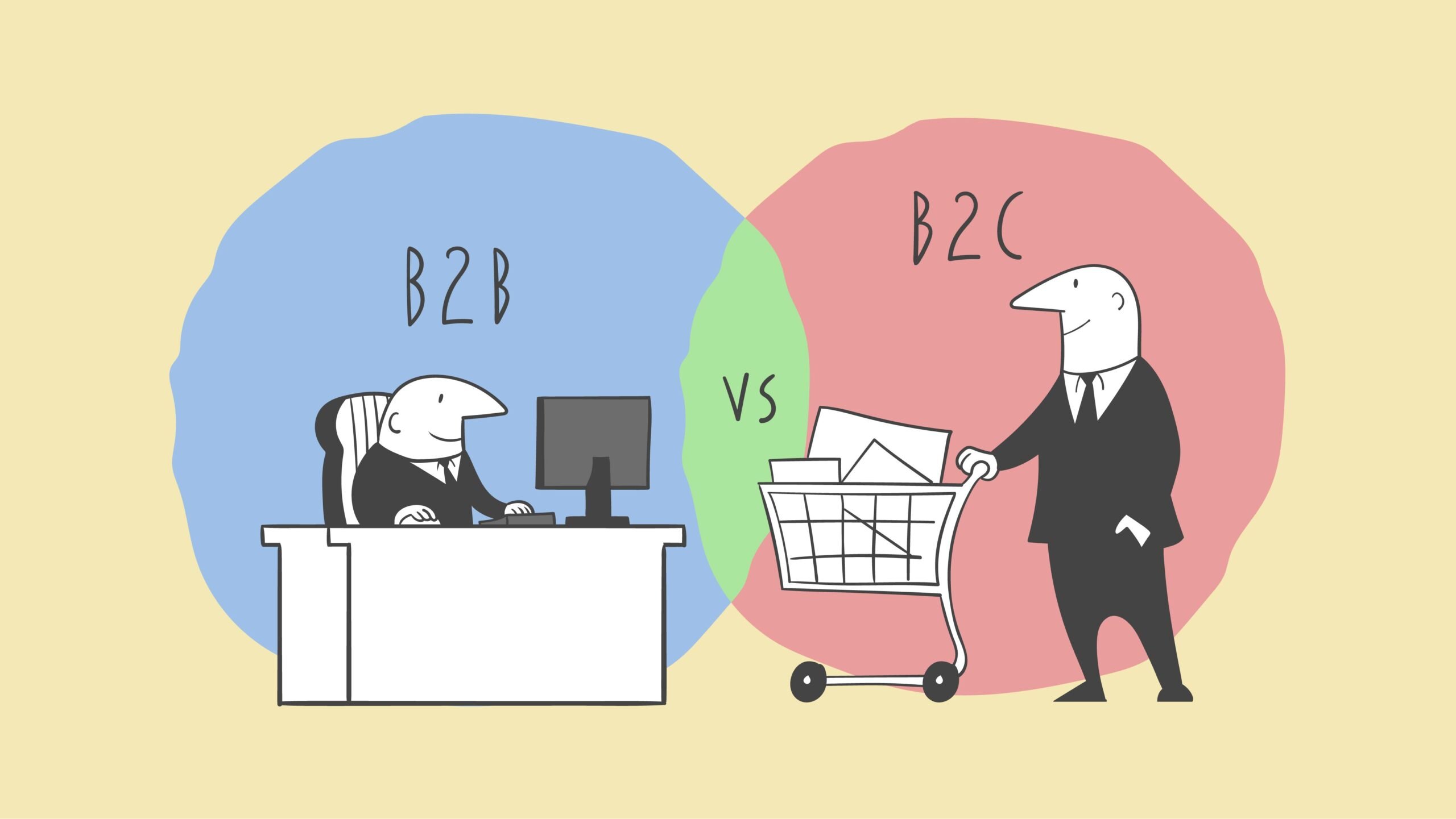 Отличия электронной коммерции для B2B и B2C-секторов